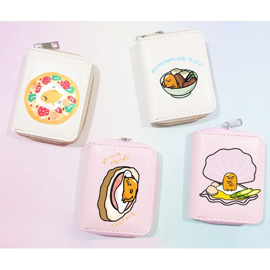 Ví trứng lười VNI26 ví ngắn gudetama cute bóp dễ thương idol kpop army thần tượng hoạt hình