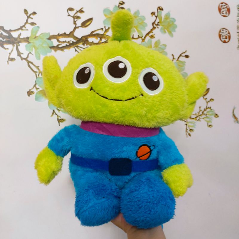 Gấu bông balo ba mắt Alien trong phim Toy Story lông xù hàng chính hãng