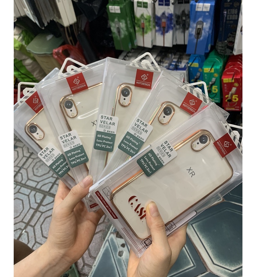 Ốp dẻo KST lưng màu viền xi MÀU cho các dòng 7 / 8 / PLUS / X / XR / XS / MAX / 11 / 12 / MINI / PRO / MAX