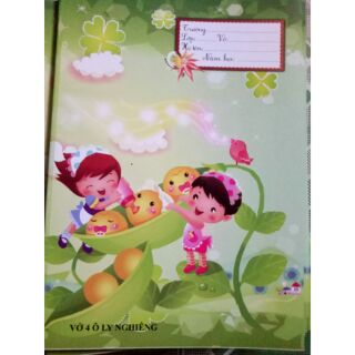 Combo 5 quyển vở 4oly nghiêng luyện chữ đẹp Ánh Dương chất lượng cao