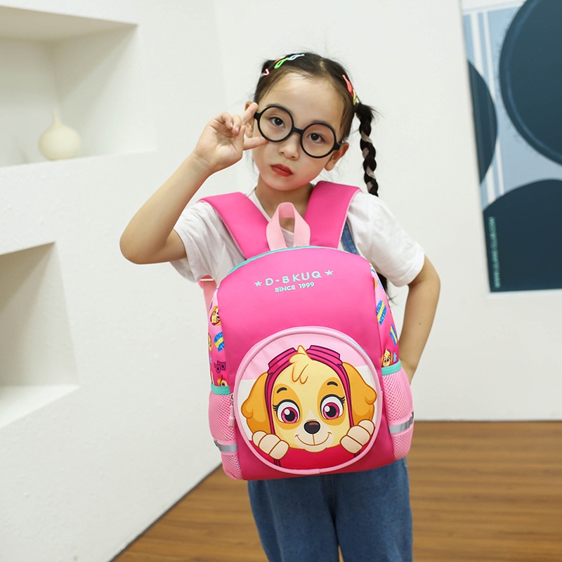 M&b Ba Lô Đi Học Nylon Chống Thấm Nước Hình Hoạt Hình Paw Patrol Hello Kitty Cho Trẻ Mẫu Giáo