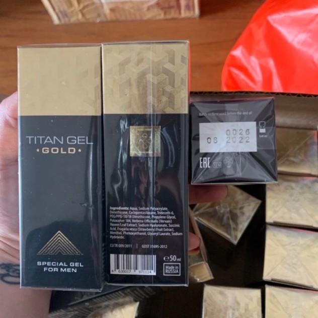 Kem gel tital gold xuất xứ nga