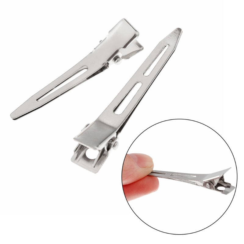 ✿ Set 24 Kẹp Tóc Mỏ Vịt Màu Bạc