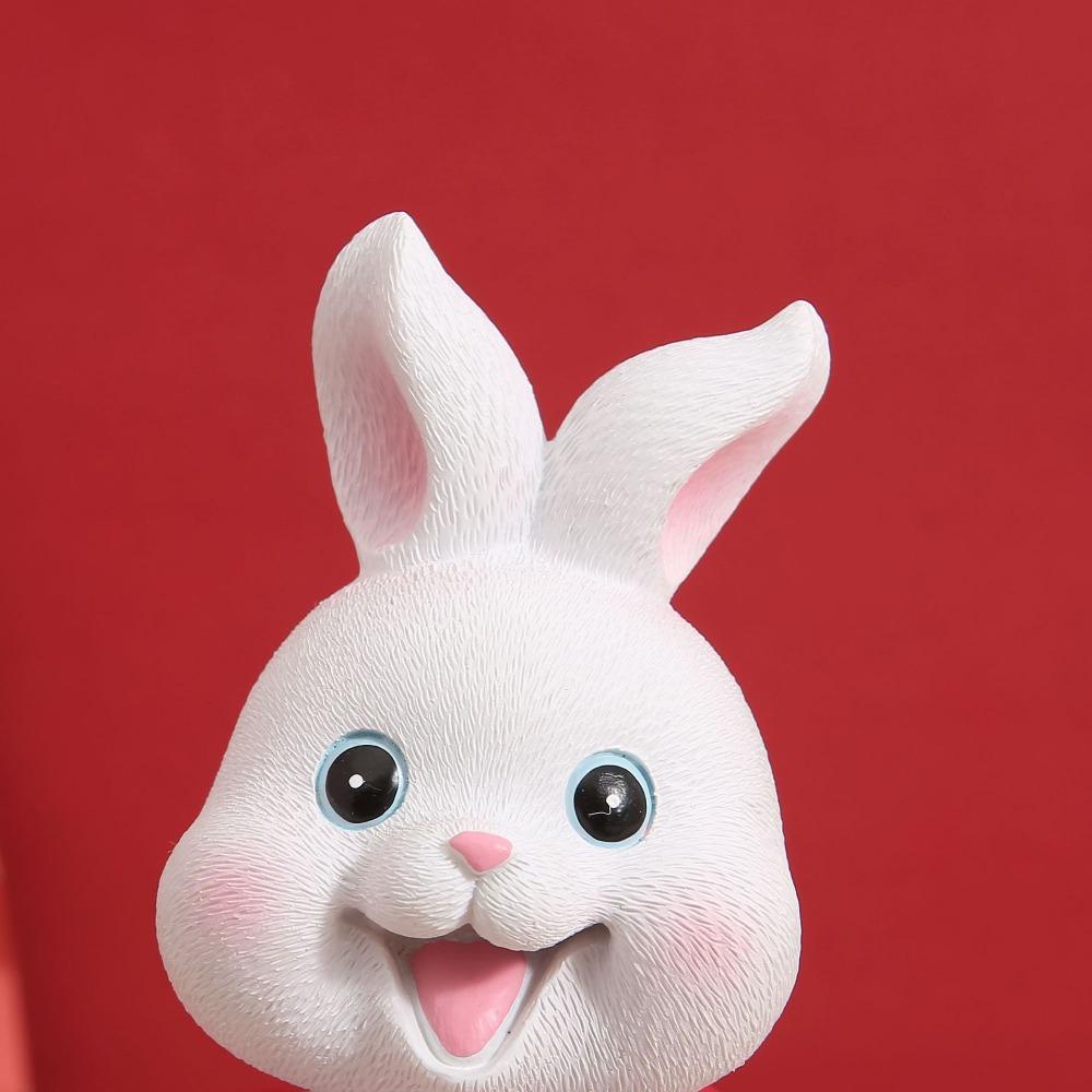 LEISURE Rabbit Miniature Cute Home Decoration Animal Ornament Bunny Ornament