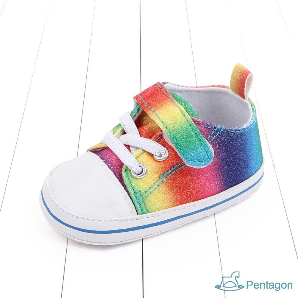 Giày Sọc Ca Rô Đế Mềm Cho Bé 0-18 Tháng Walkers