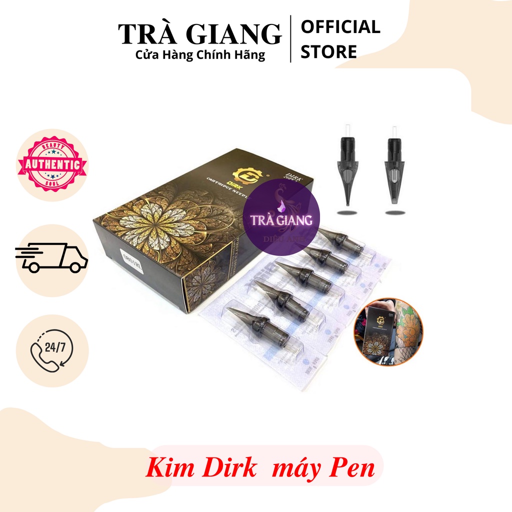 KIM MÁY PEN DIRK KIM ĐẠN MÁY PEN 15RM PHUN XĂM và TATOO - Hộp 20 cái