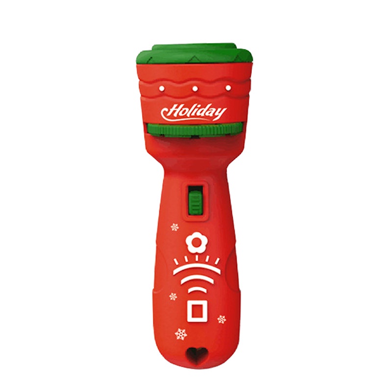 Đèn Pin Chiếu Hoạt Hình Dễ Thương Dùng Làm Quà Giáng Sinh Cho Bé