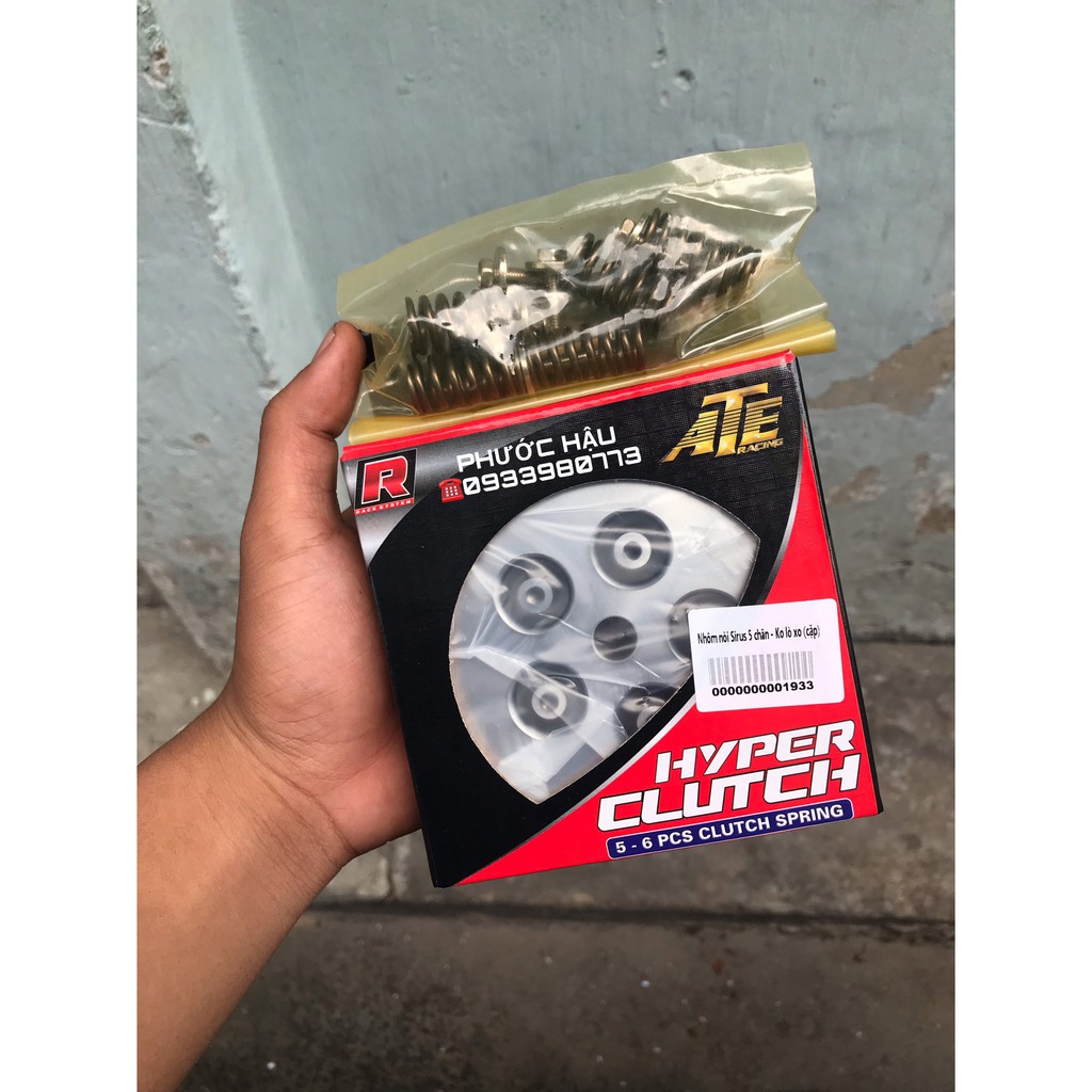 ĐẾ NỒI 5 LÒ XO ATE DÀNH CHO SIRIUS, JUPITER , SIÊU BỐC , BẮT NỒI CỰC  TỐI , TIẾT KIỆM XĂNG - HẬU RACING SHOP