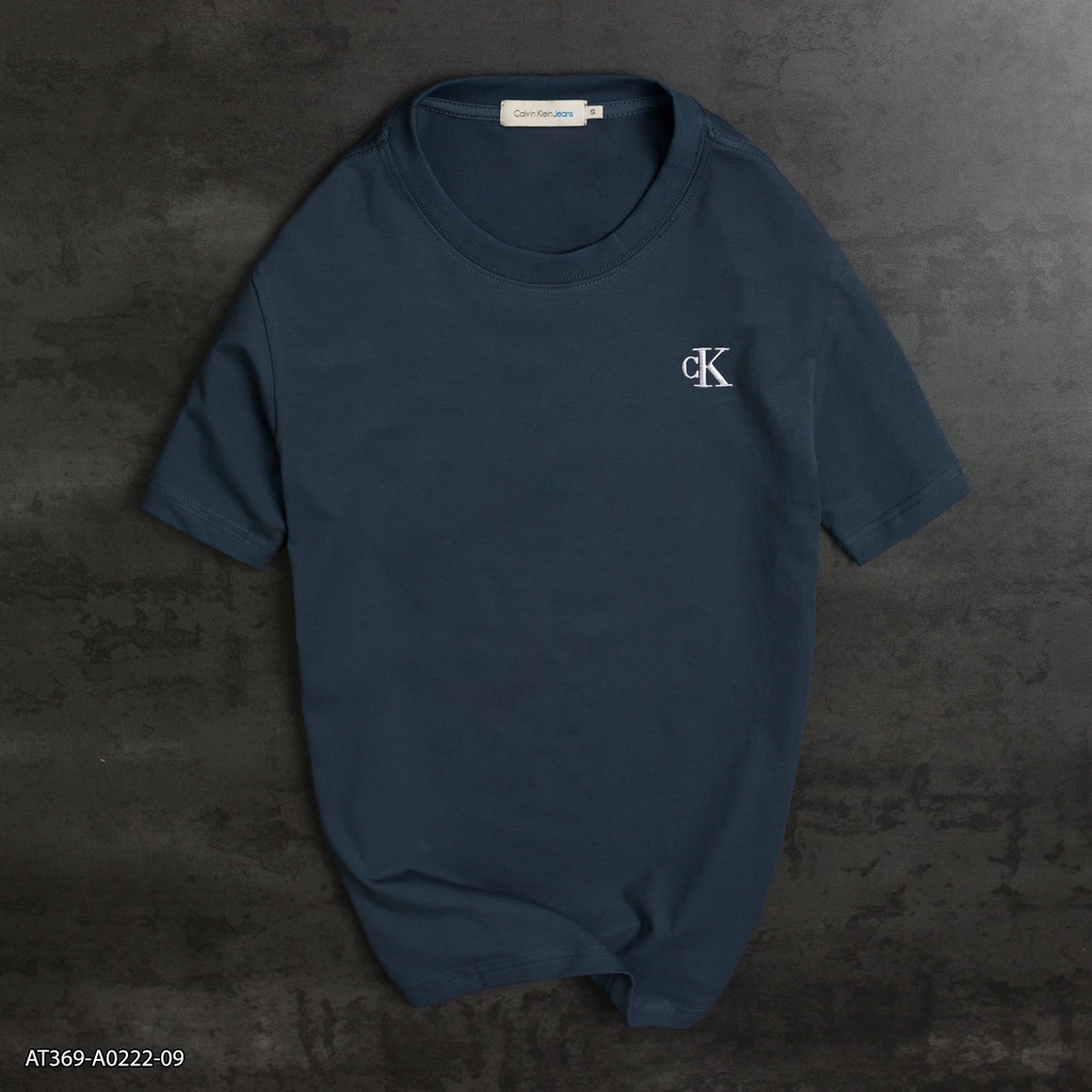 Áo thun nam CK thêu logo ngực áo AT369 VNXK