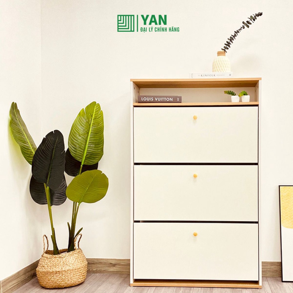 Tủ giày gỗ thông minh tiết kiệm diện tích sức chứa lớn phong cách hiện đại - gp112