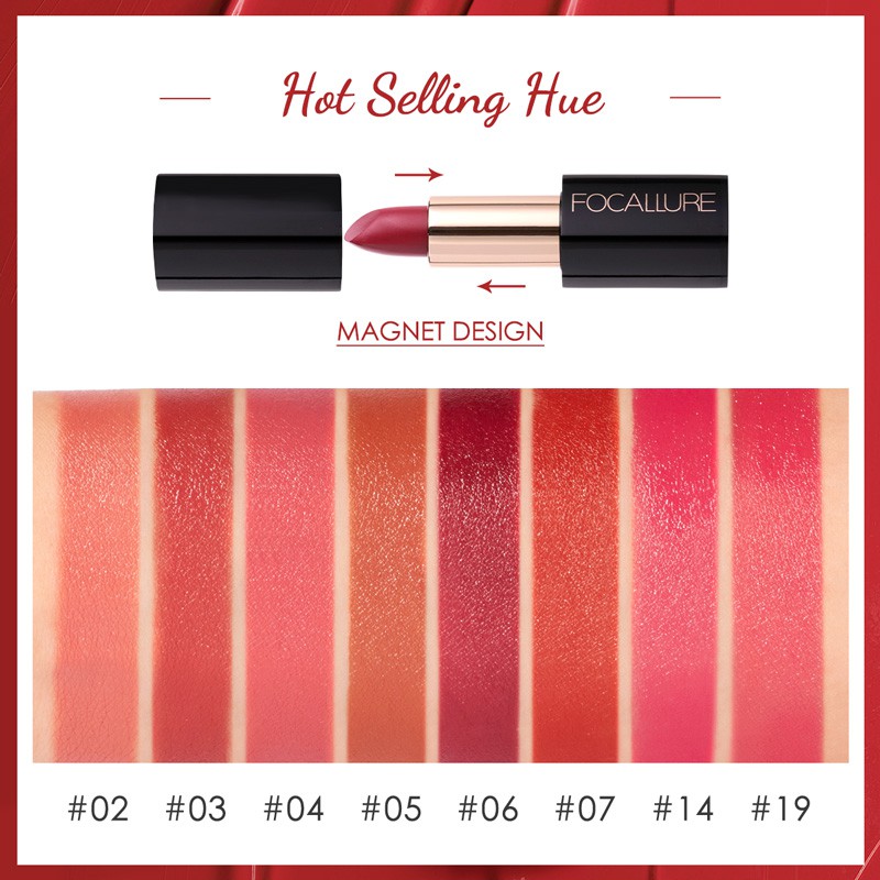 FOCALLURE Son môi Matte Mousse Moisturize 20 màu | BigBuy360 - bigbuy360.vn