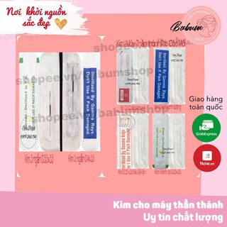 Kim ngắn dùng cho máy thần thánh, máy pro dùng trong phun xăm thẩm mỹ, hộp 500 kim