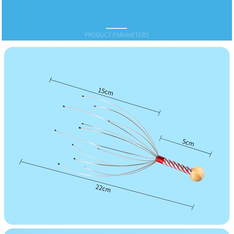 Dụng cụ gãi đầu hình bạch tuộc mát xa thư giãn