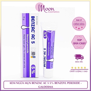 Kem ngừa mụn Benzac AC 5 5% Benzoyl Peroxide - Galderma