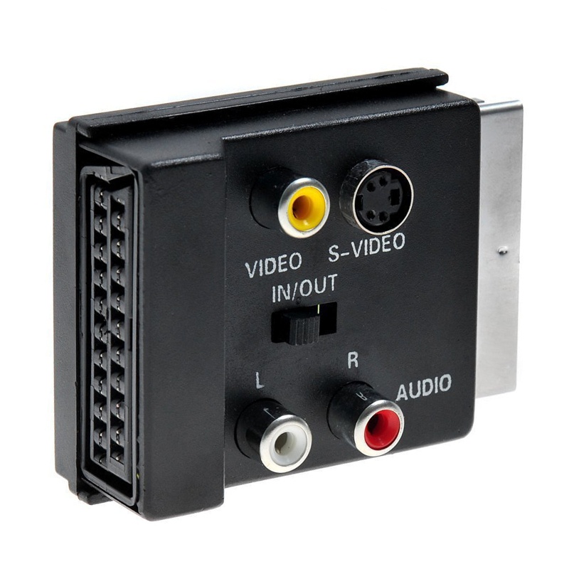 Đầu Chuyển Đổi Từ Cổng SCART Sang 3RCA Jack S AV TV 20 Pin SCART Sang 3 RCA S Và Phụ Kiện