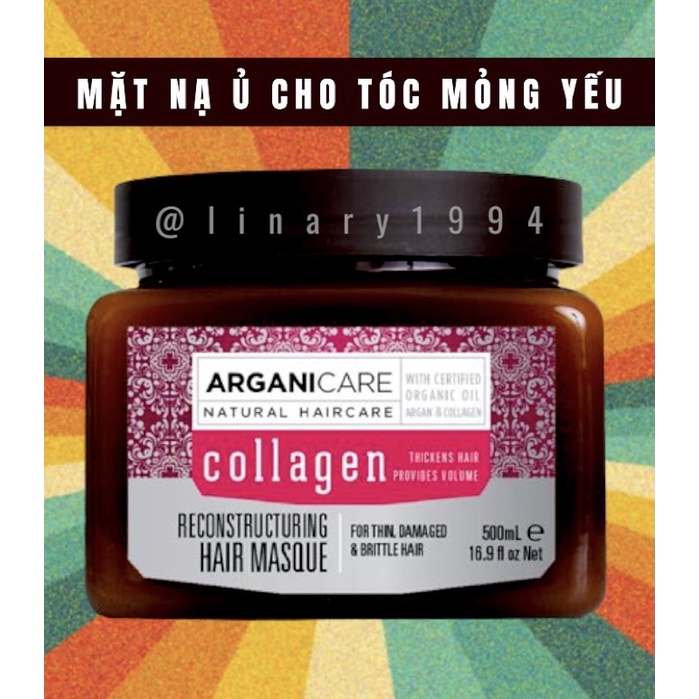 [LINARY1994] Ủ tóc ARGANICARE NATURE HAIRCARE 500ml