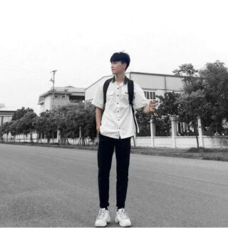 Áo sơmi thêu Saranghae