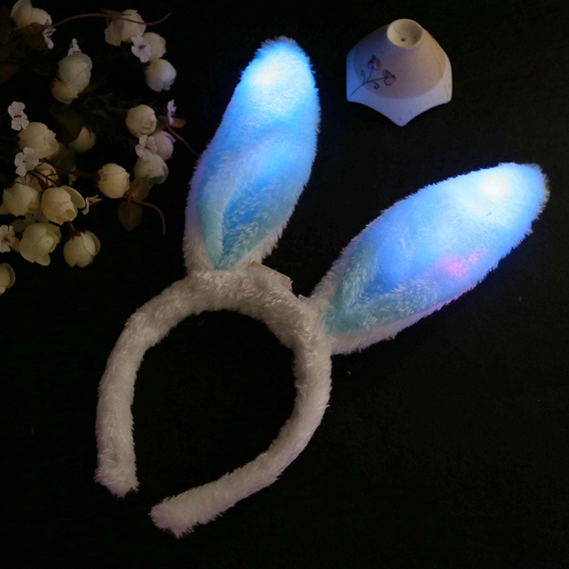 Flgo Băng Đô Tai Thỏ Phối Lông Phong Cách Lolita Dễ Phối Đồ