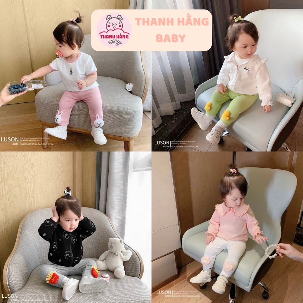 Quần Legging Cho Bé Trai Bé Gái, Quần Tất Cho Bé Không Bàn Thanh Hằng Baby 7 - 17 Kg