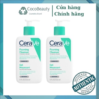 Sữa Rửa Mặt CeraVe Foaming Facial Cleanser Pháp