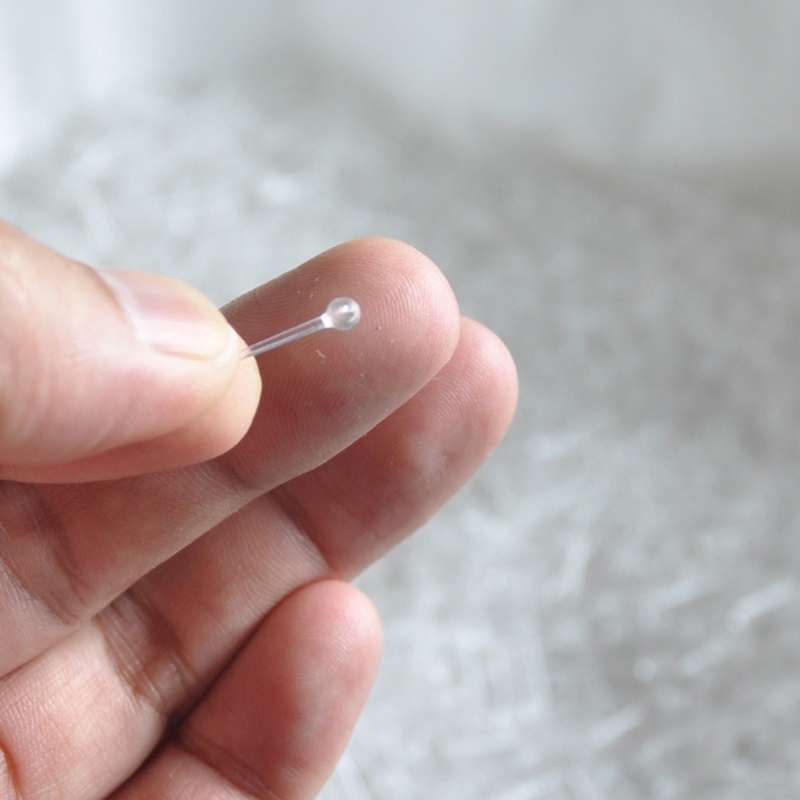 Set 1000 Khuyên Xỏ Tai Bằng Nhựa Không Gây Dị Ứng