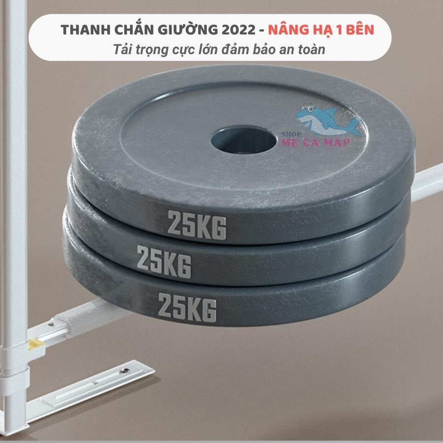 Thanh chặn giường Pakey 2023 nâng hạ 1 bên hiệu Pakey, thanh chắn giường nâng cấp cao 105cm có 3 màu