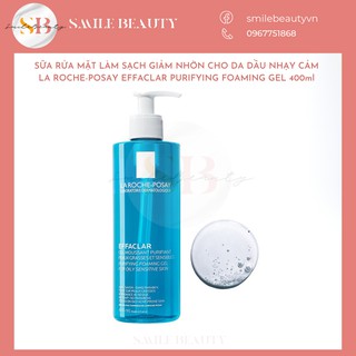 Sữa Rửa Mặt La Roche Dạng Gel Dành Cho Da Dầu Nhạy Cảm Giúp Làm Sạch Bã Nhờn 400ML