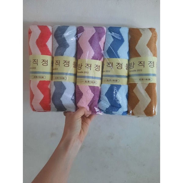 Khăn tắm Hàn Quốc sọc 50x100cm khăn lau khăn quấn người