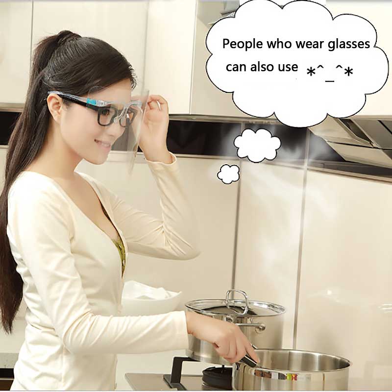 (Hàng Mới Về) Bộ Kính + Mặt Nạ Đeo Mắt Hai Trong Một Bằng Nhựa Chống Sương Mù