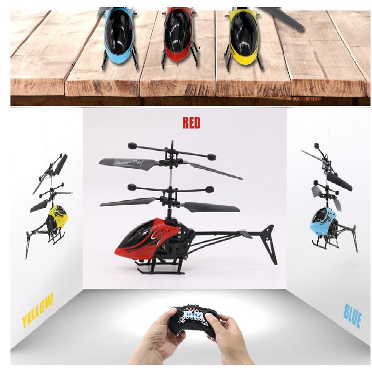 Máy Bay Trực Thăng Điều Khiển Từ Xa Có Đèn Led Phát Sáng Ban Đêm