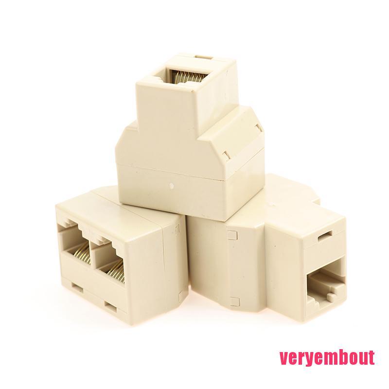 Set 5 Đầu Chia Cổng Mạng Rj45 1 Sang 2