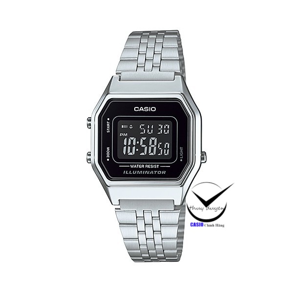 Đồng hồ nữ dây kim loại chính hãng casio LA680WA-1BDF