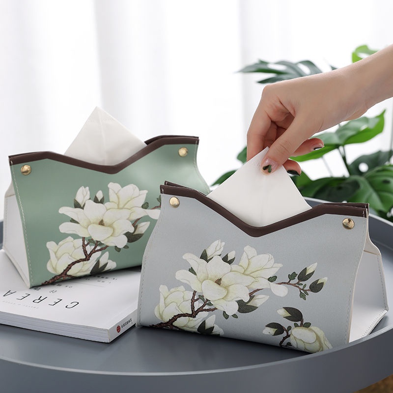 Hộp Đựng Khăn Giấy / Mỹ Phẩm Để Bàn Thiết Kế Độc Đáo Chất Lượng Cao Cho Phòng Khách