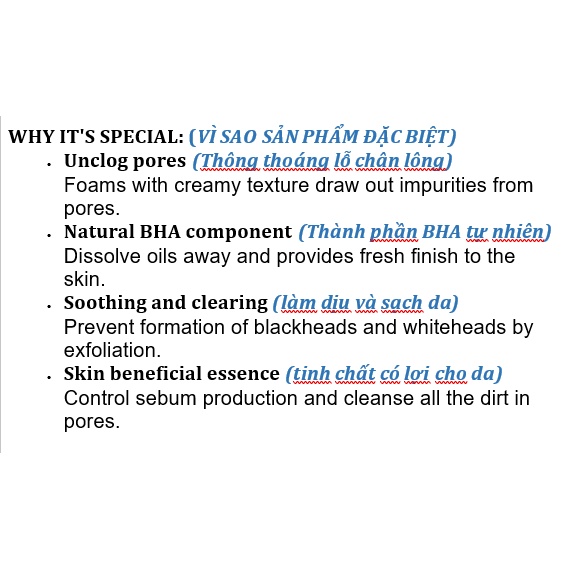 Sữa Rửa Mặt Cosrx Salicylic Acid Gentle Cleanser Chính Hãng - Srm Corsx Đỏ Giảm Mụn Tẩy Tế Bào Chết Cho Da Dầu Mụn Dezy