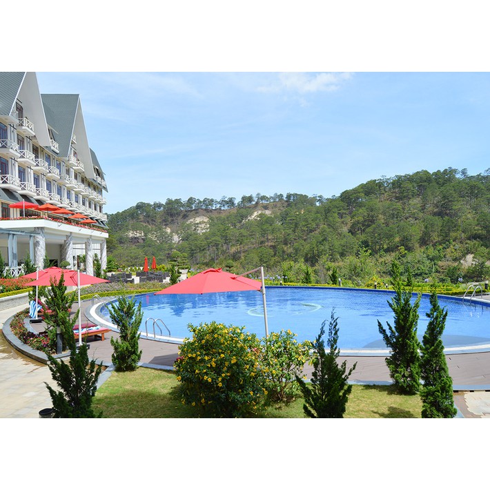 Toàn quốc [E-Voucher] Swiss-Belresort 5* Đà Lạt - Buffet sáng, hồ bơi, xe đưa đón (TK)