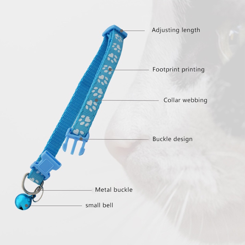 Vòng cổ 20 màu sắc tùy chọn dành cho thú cưng 19-32cm