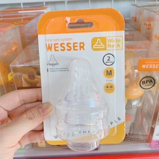 [Mẫu Mới] Núm Wesser Cổ Rộng Đủ Size
