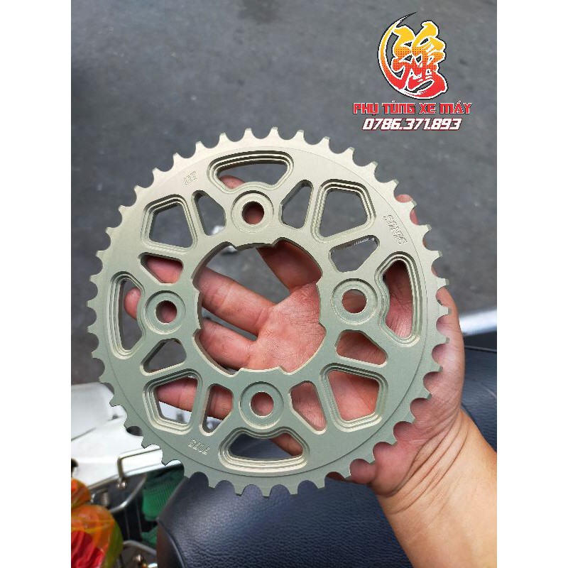 Đĩa tải nhôm 7075 màu anos cho các dòng xe sonic,ex135,ex150,raider,winner,wave,dream,fu mập