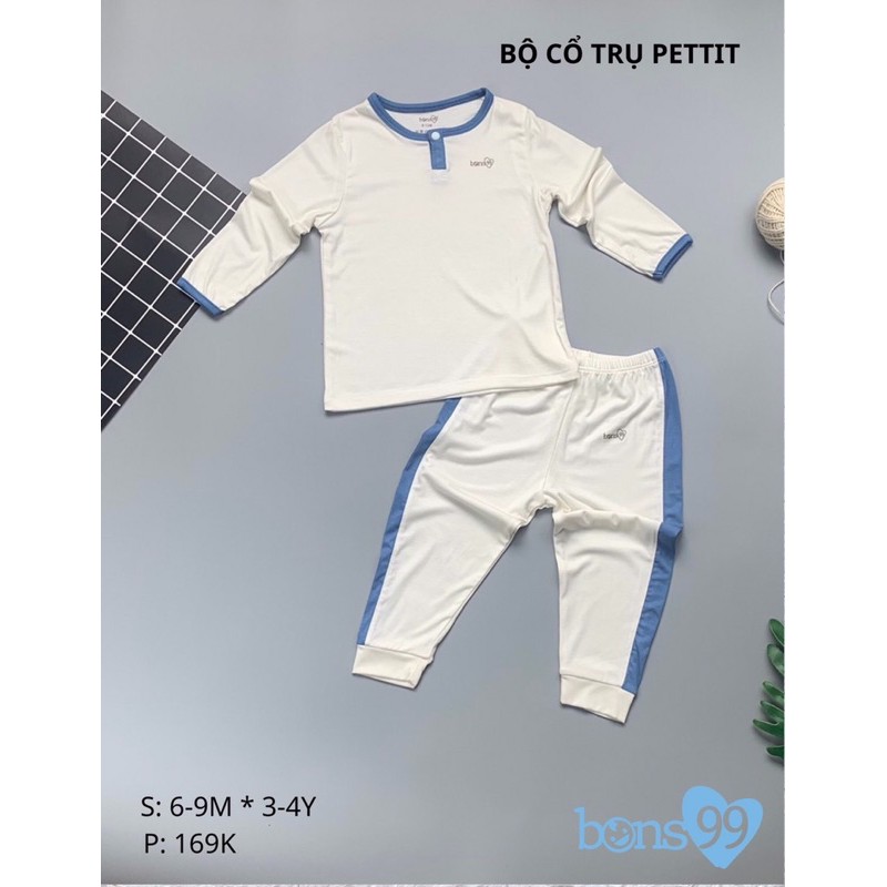 Bộ cổ trụ bé trai/gái Pettit Bons99 (Sz 9m-4y)