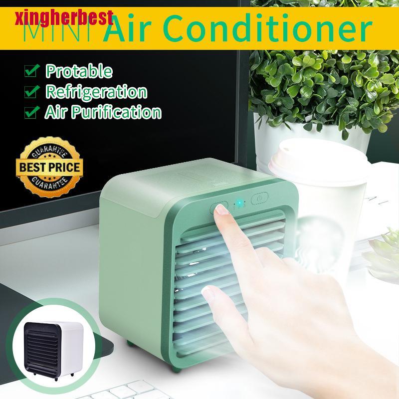 XB-vn MINI Air Conditioner Fan Desktop Office  USB Charging Humidifier Nano Spray