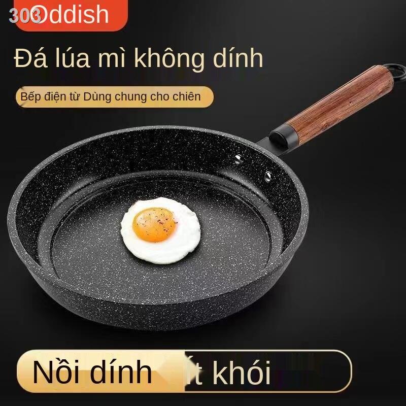 【Giá ưu đãi】Aodeshiifan Đá Chảo chống dính siêu vi Thực phẩm bổ sung Nồi từ Bếp gas Dụng cụ nấu nướng đa năng