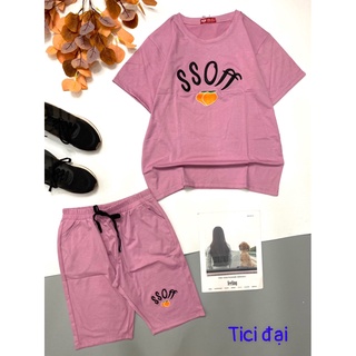 Đồ bộ nữ BIGSIZE quần lững vải cotton tici mặc nhà mềm mát