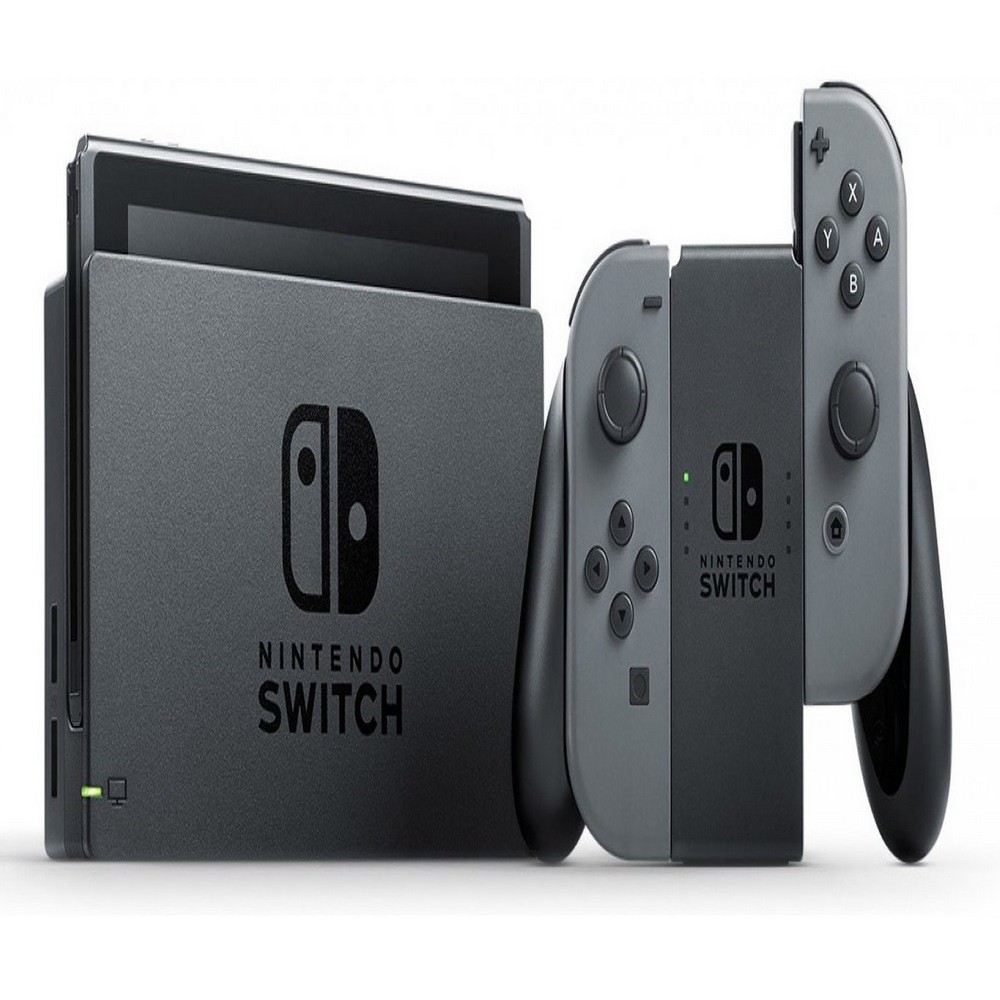Máy Nintendo Switch New 100% Model Gray Joy-Con [Pin Lâu Hơn + 12 tháng bảo hành]
