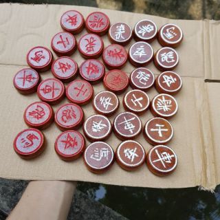 Bộ cờ tướng gỗ nhãn đục tay