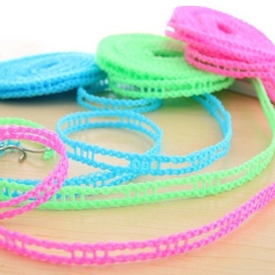 Dây phơi quần áo thông minh dài 5m, chịu lực, có lỗ móc tiện lợi.