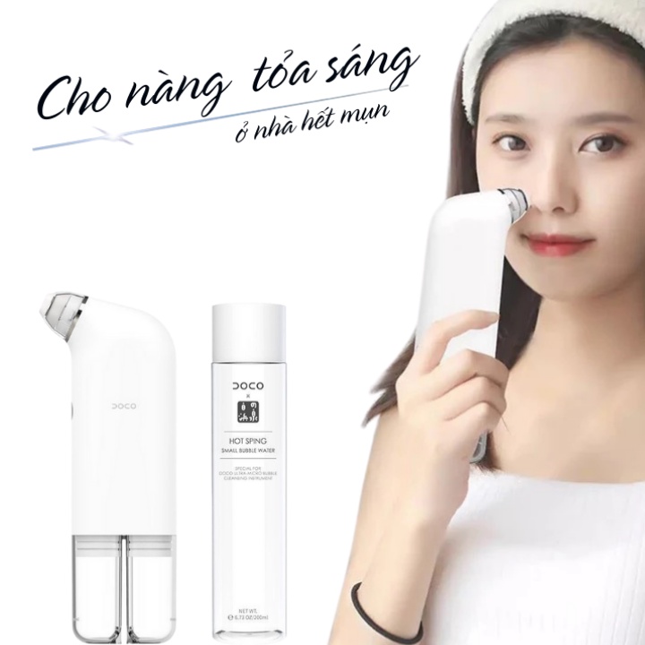 Máy Hút Mụn Cầm Tay Xiaomi Mini DOCO 5 Chế Độ Hút Sạch Nang Lông, Loại Bỏ Mụn Và Hút Mụn Hiệu Quả - Bảo Hành 12 Tháng