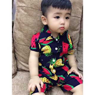 Bộ đi biển hoa quả trẻ em