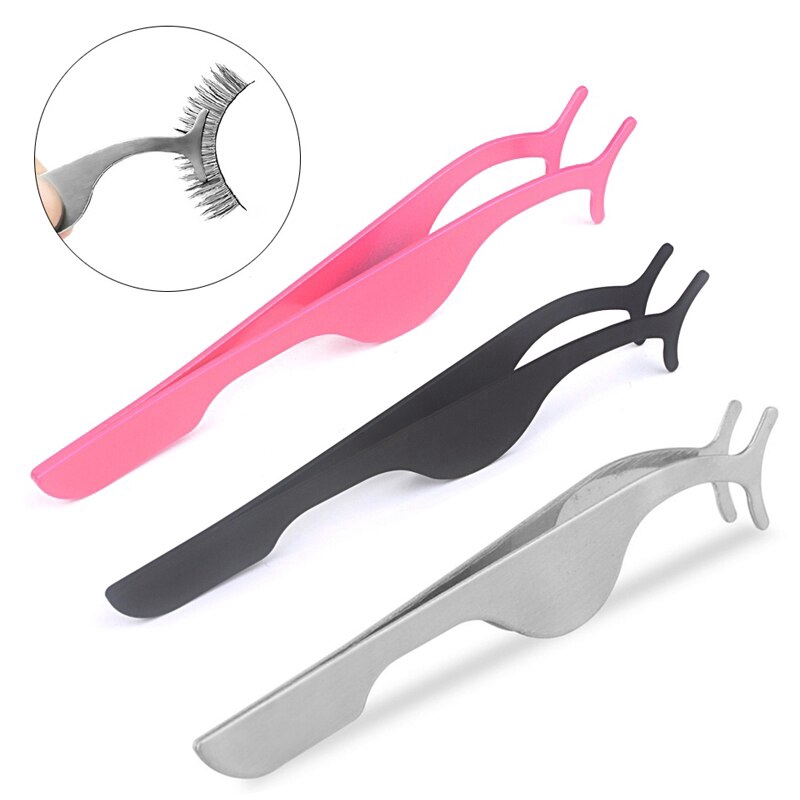 Nhíp gắn lông mi giả bằng thép không gỉ tiện dụng