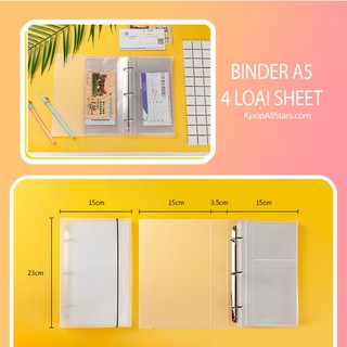 Binder A5 - Binder đựng ảnh nhiều kích thước