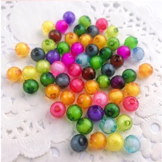 hạt nhựa acrylic hạt cườm 10mm làm đồ thủ công handmade